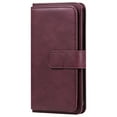 thumbnail image 2 of SaniMore Versatile Case for Google Pixel 7 6.3", Durable PU Leather Case Card Slots Flip Kickstand Magnetic Closure Anti-drop Shockproof Full Body Protective Wallet Business Case,  Winered, 2 of 14