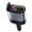 Gray, variant on HOIFA 4 In 1 Retractable Fast Car Charger with iPhone and Type C Cord 2.6ft, Dual USB Ports, RGB Light, for SUV RV Truck, Car Accessories for Women Men, Gray
