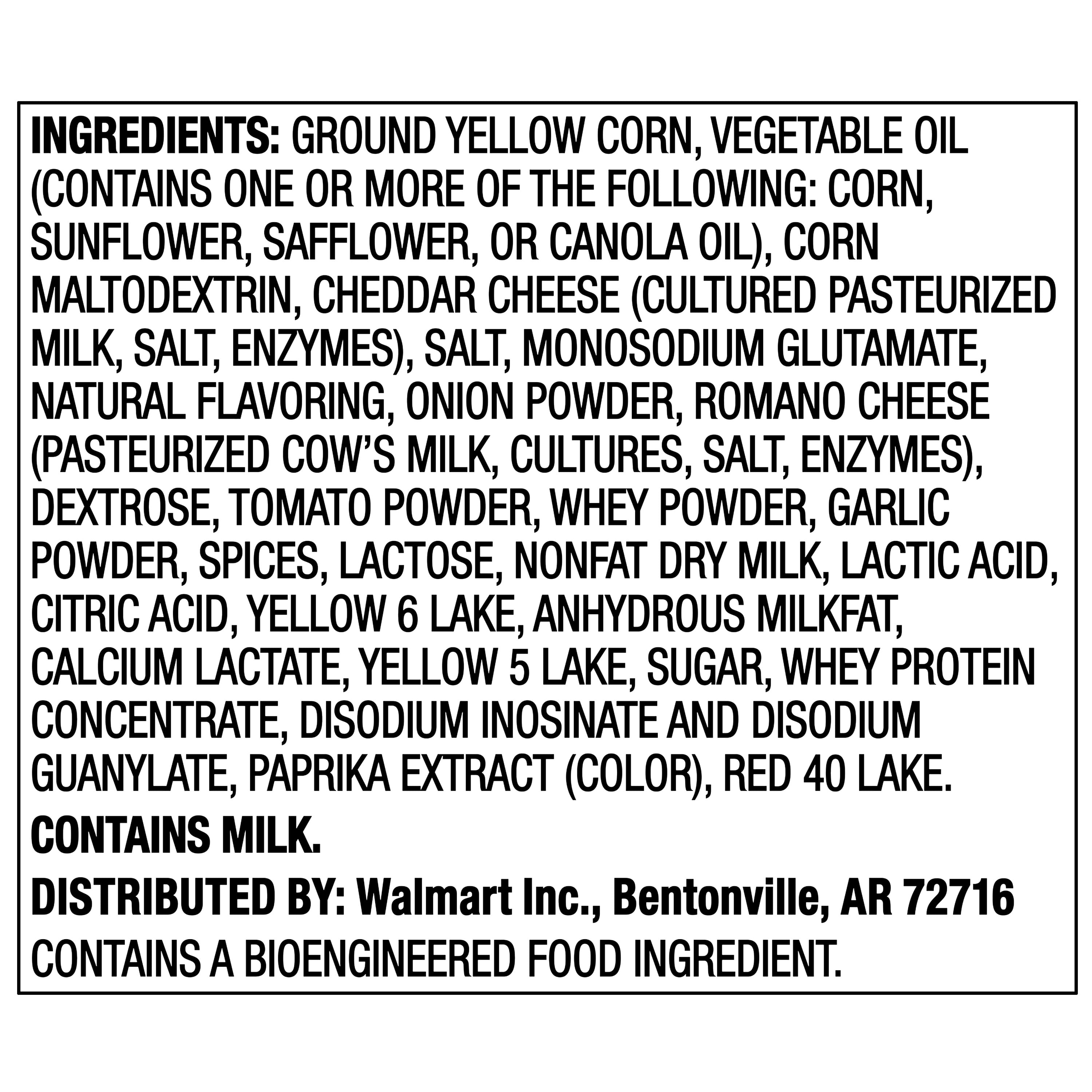 Great Value Nacho Cheese Tortilla Chips, 2.5 oz Bag