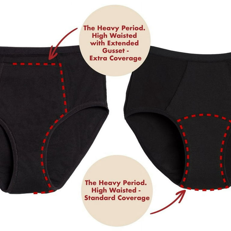 The High Waisted Period. in Sporty Stretch For Heavy Flows – The Period  Company