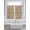 Light Beige, variant on Boho Yellow Flowers 2 Panel Kitchen Curtains for Small Windows, Spring Abstract Watercolor Floral Leaf Bathroom Tier Curtain, Short Window Treatment for Bedroom/Living Room 55"x24"