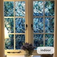 thumbnail image 4 of Hand-Drawn Blue Cobblestones Stained Glass Window Privacy Film, Double-Sided Thickened Static Cling Window Cling, Non-Adhesive Glass Windows Decor for Window Glass Door, 17.72*39.4 Inch - Style 25, 4 of 9