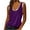 Purple, variant on gakvbuo Plus Size Summer Tank Tops For Women 2023 Trendy Women Fashion Sexy Sleeveless Vest U-neck Printed Tops Tee Vest Blouse Tops