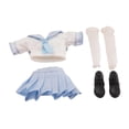 thumbnail image 2 of arctrm 1/12 Female Action Figure Clothes Set Clothes Outfit Suit Professional Practical Blue, 2 of 8