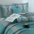 thumbnail image 2 of Kath 7 Piece Comforter Set, Queen, Blue, 2 of 4