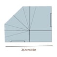 thumbnail image 4 of Clearance! DIY Fabric Foldable Food Basket Sewing Template with Instructions 8/10/12 Inch Handbag Quilting Template Creative Patchwork Stencils Basket Bag Template Sewing Ruler for DIY Ba Ruler,B, 4 of 9
