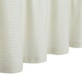 thumbnail image 7 of Waffle Pattern Embossed Textured Tier Curtain, 2 Pcs Rod Pocket Waterproof Small Curtain, 7 of 7
