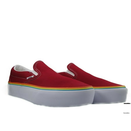 

VN0A3JEZS1U1 VANS Classic Slip-On Rainbow (Red) Men Size 4 | Women Size 5.5