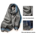 thumbnail image 3 of Bufandas para mujer Bufanda de invierno Bufanda clásica a cuadros Bufanda cálida Bufanda de invierno con tacto de cachemira Bufandas suaves de gran tamaño Chal grande de punto, 3 of 5