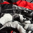 thumbnail image 4 of Jin Mai Lan Tower Polyester heavy thick blanket Bed Blankets, Full Queen, Black, 3-Pieces, 4 of 5
