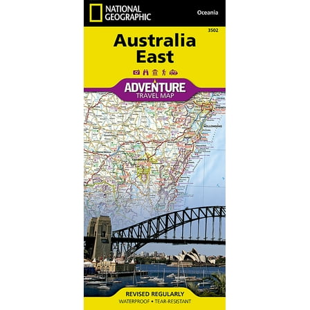 Adventure Map: Australia East - Folded Map