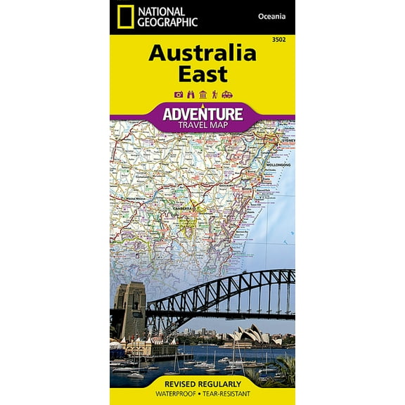 Adventure Map: Australia East - Folded Map