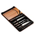 thumbnail image 2 of Tramontina Churrasco Ensemble de Sculpture pour Barbecue en Acier Inoxydable de 8 Pcs avec Étui de Transport, Planche à Découper en Bois, Ensemble de Couteaux, 2 of 6