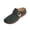 Army Green, variant on Womens Solid Casual Style Mules Closed Toe Metal Buckle Flat Soft Non-slip Multi-Color Daily Outdoor Wear