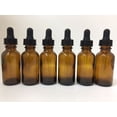 thumbnail image 6 of 2 oz AMBER Boston Round Glass Bottle - w/ mist sprayer - pack of 12, 6 of 6