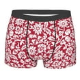 thumbnail image 5 of Uemuo Red Flowers Pattern Men's Boxer Briefs,Trunk Anti-Chafing,Comfortable, Durable, and Stylish Underwear-Medium, 5 of 9