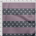 thumbnail image 3 of oneOone Polyester Lycra Fabric Stripe & Cat Face Animal Print Fabric by The Yard 56 Inch Wide, 3 of 4