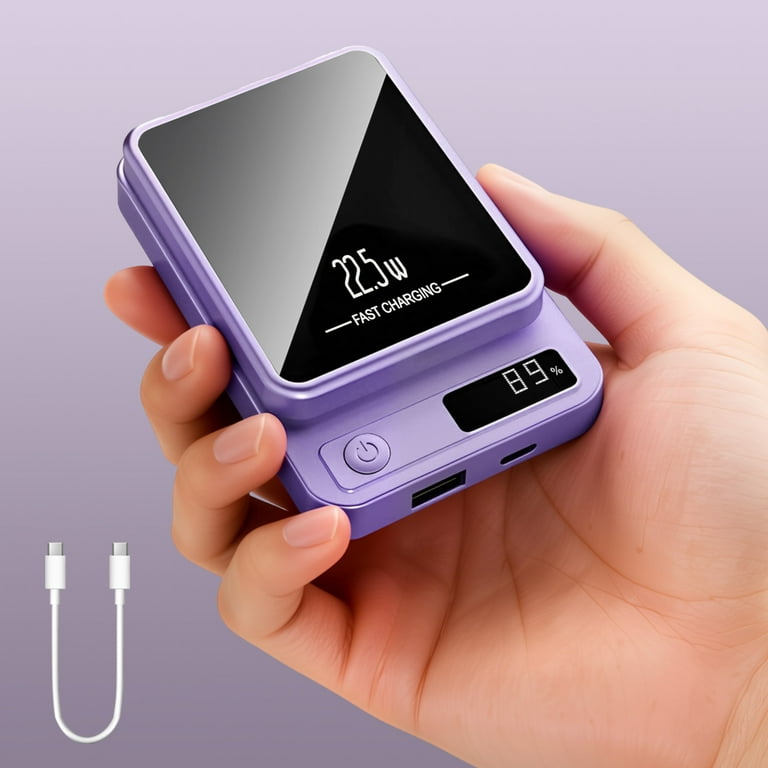 chicarygo Wireless Power Bank, 10000mAh, Magnetic Fast Charging