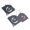 A, variant on CPU GPU Radiator for 5V 0.5A 4 pin 4-wires Laptop Cooler Fan For GS65 GS65VR MS-16Q2 16Q2-CPU-CW Laptop Cooling F