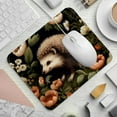 thumbnail image 2 of Hedgehog Square Non-Slip Rubber Bottom Printed Desk Mat Mousepad for Office and Gaming - 8.3x9.8 Inch, 2 of 6