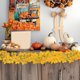 thumbnail image 5 of pstuiky Decoraciones de Halloween y Acción de Gracias guirnalda de hojas artificiales calabaza colgante de ratán guirnalda de hojas de arce decoración para interiores hogar Halloween, 5 of 6