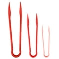 thumbnail image 4 of 3Pcs Multifunctional Plastic Bread Tongs Food Clamps for Home Bakery(red), 4 of 8