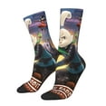 thumbnail image 2 of SAMURAI RABBIT Socks Athletic Sport Colorful Novelty Graphic Crew Tube Socks Warm For Men WomenPerfect Gift, 2 of 5