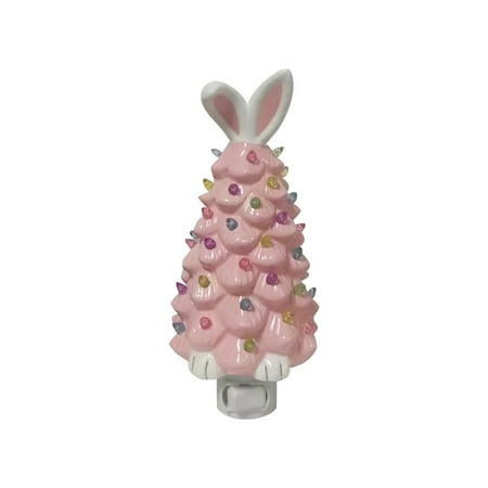 

Lindung Star Lights for Bedroom Adorable Ceramic Easter Bunny Night Light Easter Decor And