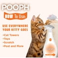 thumbnail image 3 of Spray eliminador de olores POOPH Kitty, 32 oz, paquete de 2 unidades para gatos, 3 of 6