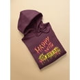 thumbnail image 3 of Happy With My Problems Hoodie Women -Image by Shutterstock, Female Small, 3 of 4
