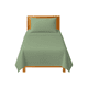 thumbnail image 1 of Sábanas Individuales Lisas We2 Dream 100% Algodón Color Verde Moss 3 Piezas, 1 of 10