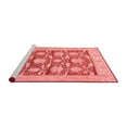 thumbnail image 2 of Ahgly Company Machine Washable Indoor Rectangle Abstract Red Modern Area Rugs, 2' x 5', 2 of 4