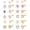 Gold, variant on 12 Pairs Hypoallergenic Earrings for Women Surgical Steel Screw Back Earrings for Sensitive Ears Cute Heart CZ Flower Ball Tiny Flat Back Stud Earring,Gold