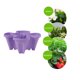 thumbnail image 4 of Soporte De Jardinera Vertical Jardinera Apilable Maceta De Fresas Maceta De Jardín Vertical Torre De Jardín Maceta Grande De Cuatro Pétalos Maceta De Plantación Individual Contenedor De Maceta Scienceny HA028431-05, 4 of 4
