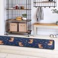 thumbnail image 5 of SKYSONIC 2X6 Feet Cute Fox Autumn Runner Rug with Rubber Backing, Fall Flowers Non Slip Entryway Rug Runner Washable Soft Area Rug Carpet for Hallway Bedroom Kitchen Decor, 5 of 6