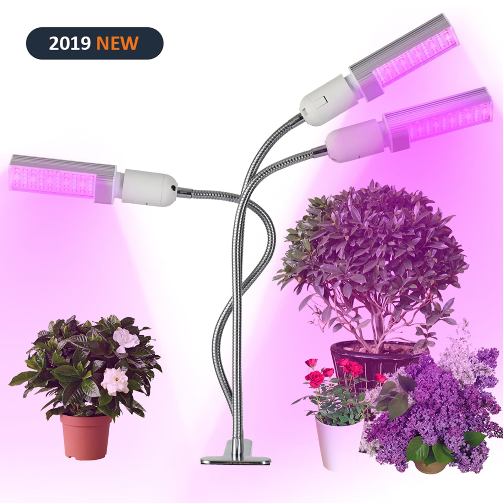 Details about   75W LED Grow Light Indoor Plants Growing Lamp Full Spectrum 3/6/12H Timer Plant 