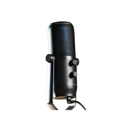 JLab Audio Talk Pro USB Microphone with Optional Cardioid, Omnidirectional, Stereo, Bidirectional Signatures, Volume, Gain Control, Quick Mute and Plug and Play USB-C Output -192k Sample Rate