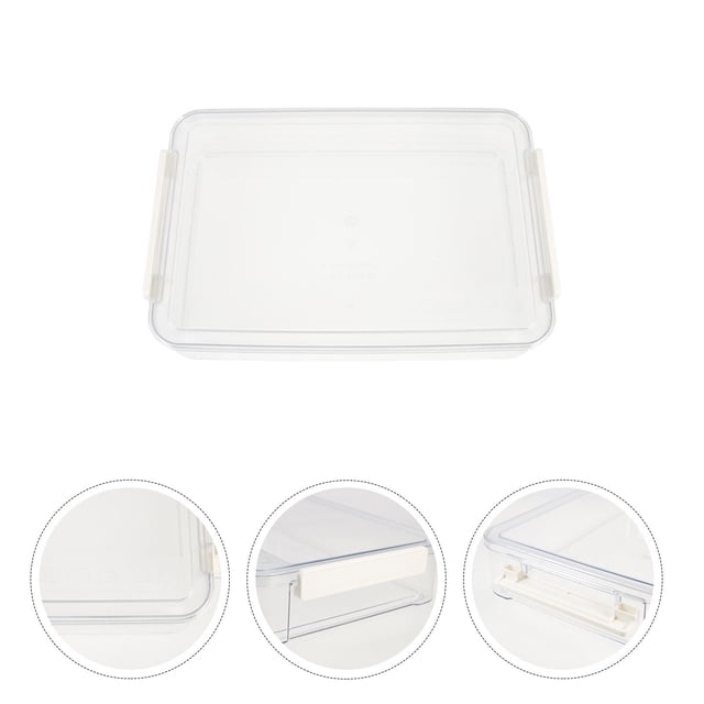 DEEPCRAFF Organizador Plástico Multiusos Transparente Para Almacenamiento Y De