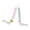 pink green, variant on Pair of Soft Fabric Easter Rabbits Leg Ornaments for Home Decoration Simple Setup Accessories
