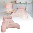 thumbnail image 2 of Reading Pillows for Sitting in Bed Adult Velvet Back Rest Support Cushion for Sitting Up on Bed Couch Sofa Floor Watching TV Reading Gaming Dorm Essentials with Arms Support, 2 of 6