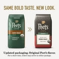 thumbnail image 4 of Peet's Coffee Organic French Roast Premium Dark Roast Ground Coffee, Arabica, 18 oz, 4 of 12