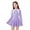 AB83 Purple, variant on Tisuna Girls One Piece Swimsuit Dress For Big Kids Color Block Long Sleeve Half Zip Collar Swimwear Lightweight Leisure Youth Athletic Training Sportswear Navy Size 11-12 Years