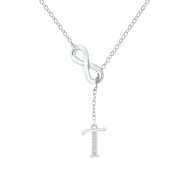 Kcodviy Collier à Pampilles en Argent 8 Formes Collier initial pour Femmes Collier initial Cœur Colliers en Argent pour Femmes Pendentifs pour Femmes Collier initial Alphabet A Z 26 pour Adolescentes