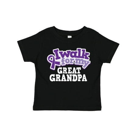 

Inktastic Alzheimers Great Grandpa Pancreatic Cancer Gift Toddler Boy or Toddler Girl T-Shirt
