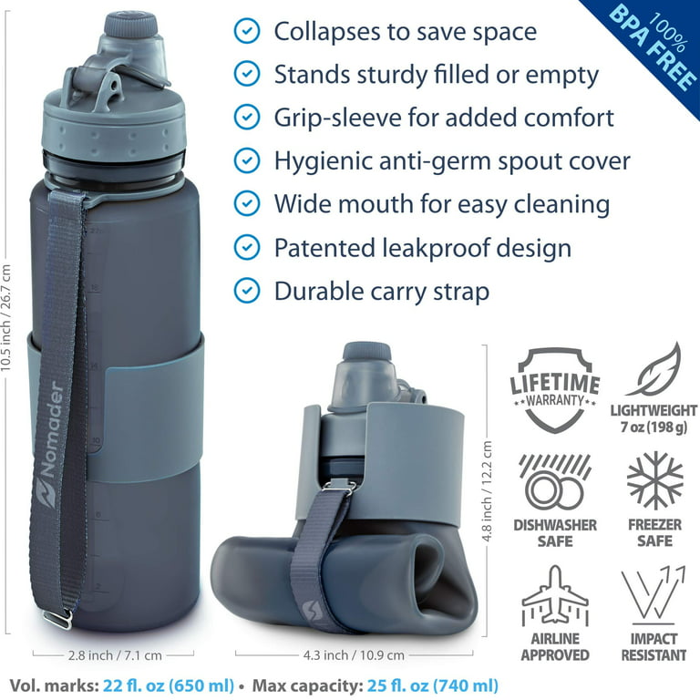 Shop Collapsible Travel Water Bottle  Generation Nomad™ – GENERATION NOMAD™