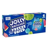 JOLLY RANCHER Freeze Dried Original Flavors Candy, 2 oz., 6 pk.