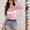 Black, variant on Sexlip Womens Cropped Blouse Long Sleeve Fishnet Design Sheer Fabric Slim Silhouette for Casual Occasions Pink S
