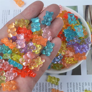 Kawaii Glitter Frog Resin Slime Charms for Slime Accessories Beads