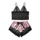 thumbnail image 1 of Conjunto de Pijamas de Lencería de Encaje BLESIY Rosa XXL Mujer de encaje braga, 1 of 8