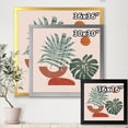 thumbnail image 4 of Designart 'Sun and Moon Shapes In Retro Green & Terracotta Tone' Modern Framed Art Print, 4 of 4